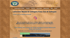 Desktop Screenshot of lakeviewhouseandcottages.com